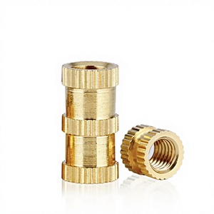 Écrou hexagonal en cuivre moulé par injection à trou traversant M2-M10, moleté double filetage, métrique, usage industriel, entièrement fileté - Product Image 3