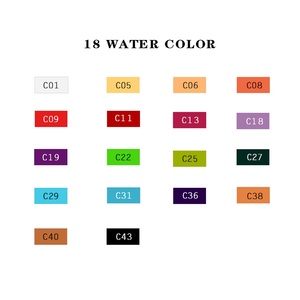 18 <span class=keywords><strong>colori</strong></span> Non-tossico Vernice Acrilica Set Per Studenti Multa Pigmento Set Per Artista - Product Image 4