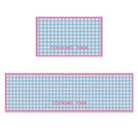 Tapis de cuisine moderne et minimaliste style Dopamine, rayé, en boue de diatomée absorbante, antidérapant, séchage rapide, carré, deux pièces