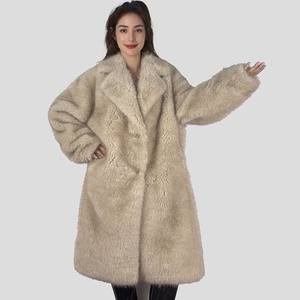 Abbigliamento Donna Invernale 2025 Stile Europeo-Americano, Nuovo Modello Retro <span class=keywords><strong>in</strong></span> Finta Pelliccia di <span class=keywords><strong>Visone</strong></span>, Senza Maniche, Lungo e Morbido - Product Image 4