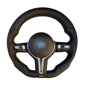 Volante de corte deportivo de cuero para <span class=keywords><strong>BMW</strong></span>, serie 1, serie 2, Serie 3, 118i, n46 M3, de corte deportivo, de cuero, para <span class=keywords><strong>BMW</strong></span> - Product Image 1