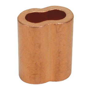 Cooper ferrule hình bầu dục uốn ferrule cho dây cáp treo - Product Image 1