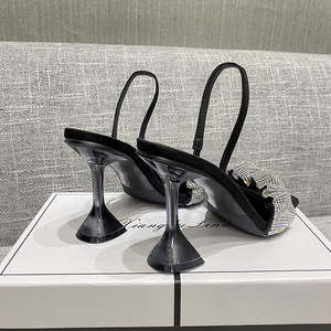 Fabricant chinois – Nouveaux mules babouches à talon chaton pour femme 2025 – Chaussures à talons pour dames - Product Image 4