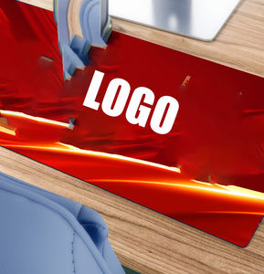 Xinrunjin Tapis de souris bleu étendu à la mode en silicone de marque Logo personnalisé-pour les bureaux de jeu Configurations de bureau Promotions d'entreprise - Product Image 2