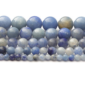 Perline allentate all'ingrosso di <span class=keywords><strong>pietra</strong></span> naturale perline rotonde 6/8/10/12mm aventurina blu per braccialetto fai da te collana accessori per la creazione di gioielli - Product Image 3