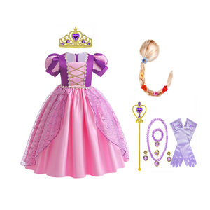 Elegante abito floreale da ballo principessa per bambini costumi Cosplay di Halloween per ragazze di Pasqua festa di Pasqua vestito Sofia - Product Image 2