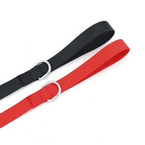 Tali anjing peliharaan Pvc tahan air LOGO kustom pabrikan 2024 baru tali anjing tahan air anyaman pvc - Product Image 6