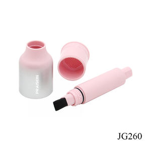 Etiqueta privada 1,2 ml Hairline Powder case Embalaje con Press Brush caja de tinte de cejas de plástico rosa - Product Image 4