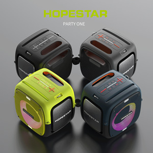 Altoparlante Wireless HOPESTAR Party One di Alta Qualità con Illuminazione RGB, LED Lampeggiante, Portatile, Impermeabile, per Esterni, con Microfono - Product Image 1