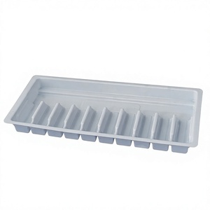 ถาดพลาสติก PVC รีไซเคิล หนา 1 มม. สำหรับบรรจุภัณฑ์หลอดแก้วยา  แบบซูเปอร์อินเตอร์เนชั่นแนล OEM - Product Image 1