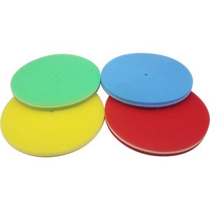 Filtre à air en éponge circulaire rouge, vert, jaune, bleu pour la modification de voitures, usage général - Product Image 1