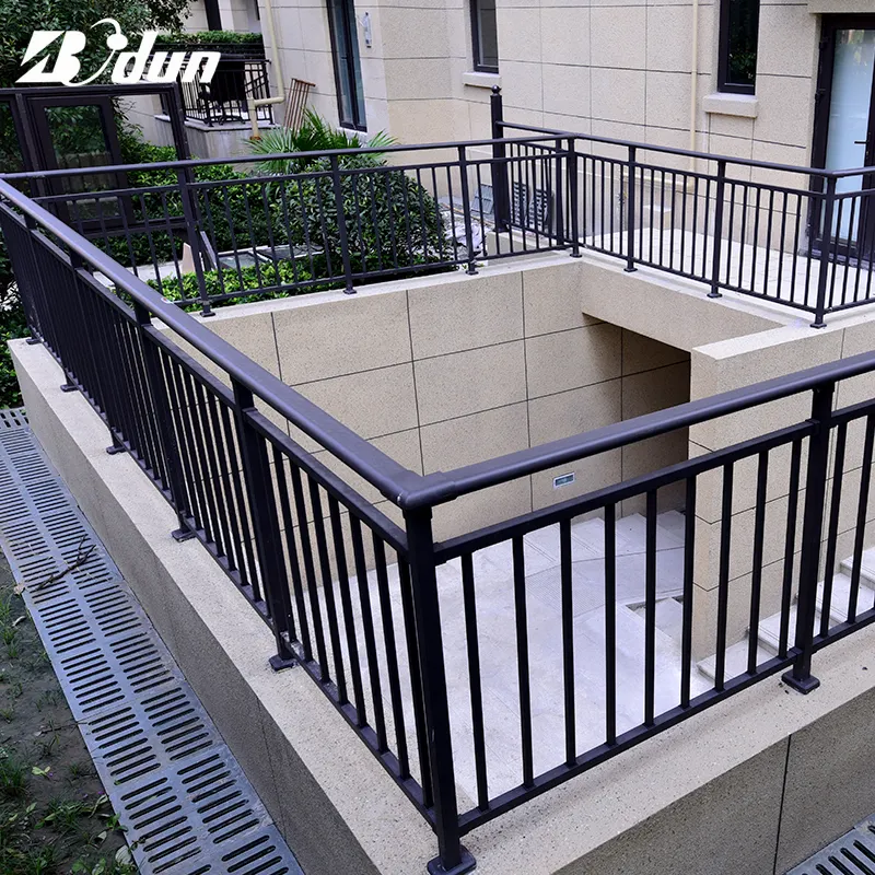 Schrauben montage Metall Balustrade Design Aluminium Balkon geländer/Treppen geländer/Deck Geländer und Handlauf