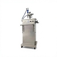 Remplisseuse pneumatique verticale semi-automatique à double usage et auto-amorçante pour pâtes et liquides – Équipement de remplissage quantitatif
