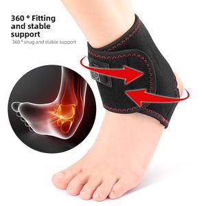Protectores de pie con calefacción eléctrica USB, Control de temperatura inteligente, cinturones cálidos deportivos para hombres y mujeres, equipo de protección, tobillera - Product Image 4