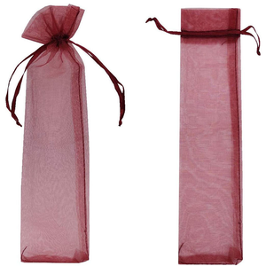 Sacchetti Regalo in <span class=keywords><strong>Organza</strong></span> con Coulisse, Custodie Pieghevoli in <span class=keywords><strong>Organza</strong></span> per Ventagli, Confezioni Regalo per Ventagli - Product Image 3