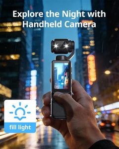 Q7 Vlogging <b>Camera</b> 180 Rotating 7-Hour Battery Handheld Pocket Body <b>Camera</b> Audio/Video Recording 32GB SD <b>Card</b> - Product Image 2