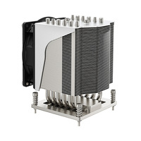 Heatsink Tembaga-Aluminium Bantalan Bola Ganda Cepat Profesional untuk Pendinginan Casing Komputer, Kebisingan Rendah 45dB 7.68W