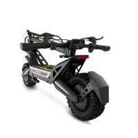 Scooter Eléctrico de Alta Potencia de 1200 W, Velocidad Rápida de 55 km/h, Todoterreno, Neumático Neumático de 11 Pulgadas, Scooter Eléctrico Plegable para Adultos, 48 V, 18.2 Ah, 50 km