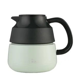 Trung Quốc ấm trà gốm với tay cầm bằng Gỗ Nhà Bếp trà nồi nước ấm cà phê Mug và chiếc đĩa đặt nhà hàng teaware drinkware