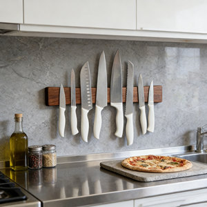 <span class=keywords><strong>Couteau</strong></span> magnétique en bois d'acacia en vrac bande magnétique <span class=keywords><strong>support</strong></span> de bandes de <span class=keywords><strong>couteau</strong></span> magnétique pour mur échantillon de <span class=keywords><strong>Support</strong></span> de 16 pouces - Product Image 4