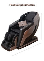 Sillón Reclinable de Masaje Comercial OEM Boncare K21, Gravedad Cero, Rodillos Inteligentes 4D, para Oficina, Vestíbulo, Compresión Caliente, Masaje Corporal Completo
