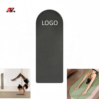 Tapis de yoga Pilates éco-responsable CZFIT, 5 mm d'épaisseur, antidérapant, absorbant, universel, avec sangle de transport, pliable