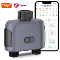 Katup Air Timer Mekanis Dual-Path Pintar dengan Remote Control Tahan Air IP55 Pengaturan 6 Jam Daya Tahan Baterai 6 Bulan