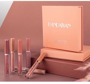 <span class=keywords><strong>HANDAIYAN</strong></span> Juego de 6 Labiales Líquidos de Moda, Brillo Labial Natural Hidratante, Resistente al Agua, Acabado Terciopelo, en Caja de Regalo - Product Image 6