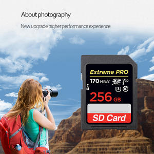 Tarjeta de memoria Extreme Pro SDXC de 170 MB/s de alta calidad para cámaras y cámaras de salpicadero Oferta al por mayor para C6 C10 U1U3 V30 <span class=keywords><strong>V60</strong></span> - Product Image 4