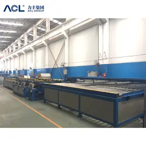 ACL otomatik Hvac boru yapma makinesi/hava kanalı otomatik üretim i şekil hattı 5