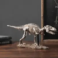 Home Decor Pieces Interior Resin Dinosaur fossil Imitation Skull Model Simulated Skeleton Home Office Display Decorative