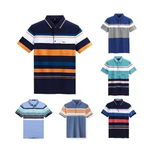 Polo polo masculino de manga curta, camisa colorida, nova roupa casual de verão e moda masculina, 2022