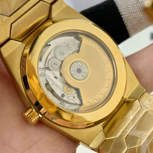 Luxury Strongest 4200 Hexagonal Strap Sapphire Glass Mirror Timekeeping Precision Daily Business 18k gold Men's Mechanical <b>Watch</b> - Product Image 4