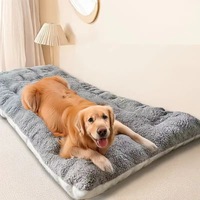 Grand tapis de couchage rectangulaire double face, épais, chaud, respirant, avec séparation sec-humide, pour chiens et chats