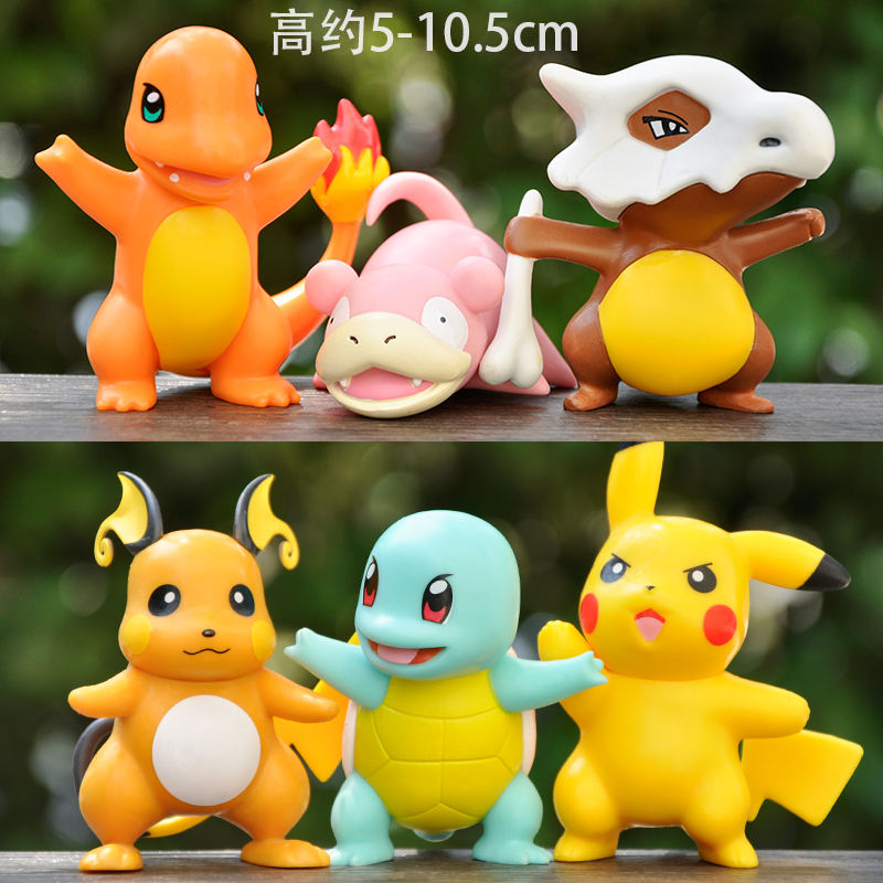 6ชิ้น/เซ็ต Pok émon