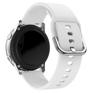 Correa de reloj de silicona compatible con Samsung, de liberación rápida, fijación directa plana, superficie lisa, estilo deportivo - Product Image 1