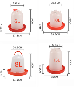 Bebederos Automáticos para Pollos de 1.5L, Equipo de Granja para <span class=keywords><strong>Patos</strong></span> y Pollitos, Herramienta para Dar de Beber <span class=keywords><strong>Agua</strong></span> a Pollos - Product Image 6