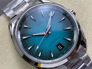 Montre mécanique de luxe de qualité supérieure, étanche, 38 mm, mouvement VS Factory 8800, 50 bars, bracelet en cristal de saphir turquoise - Product Image 3