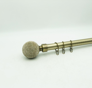 <span class=keywords><strong>Tringle</strong></span> de fenêtre unique en métal <span class=keywords><strong>extensible</strong></span> en or Offre Spéciale pour rideaux avec embouts de torsion <span class=keywords><strong>tringle</strong></span> à <span class=keywords><strong>rideau</strong></span> en fer réglable - Product Image 6