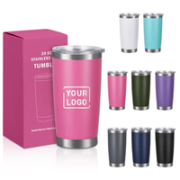 Vaso Térmico de Acero Inoxidable de 20 oz al por Mayor, Taza de Café de Viaje con Tapa Hermética