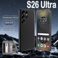 Vente directe usine Version globale S26 Ultra 5G Smartphone Deca Core LTE 16 Go + 1 To Écran HD 7,3 pouces Beauté 108 MP Android 15 Français