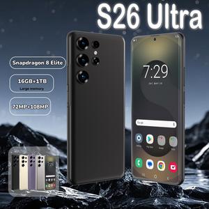 ขายตรงจากโรงงาน รุ่น Global S26 Ultra 5G สมาร์ทโฟน Deca Core <span class=keywords><strong>LTE</strong></span> 16GB+1TB หน้าจอ 7.3 นิ้ว HD ความละเอียดสูง 108MP ระบบ Android15 ภาษาฝรั่งเศส - Product Image 1