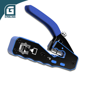 Gcabling Cat5 Cat6 pemotong kabel <span class=keywords><strong>Ethernet</strong></span>, alat penghilang konektor Keystone 8P perapat Rj45 untuk konektor RJ45 melewati 8P - Product Image 4
