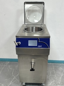 Pasteurisateur de lait UHT entièrement automatique en acier inoxydable 3-en-1 avec système de refroidissement pour crème glacée, capacité de 100 L/h - Product Image 3