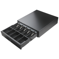 Tiroir-caisse 405A, caisse enregistreuse POS, 4 grilles, 5 sections, boîte à argent, RJ11, pour les exportateurs de supermarchés, les fabricants de systèmes POS
