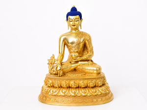 Statue <span class=keywords><strong>de</strong></span> <span class=keywords><strong>Bouddha</strong></span> Médic en laiton à motif nuageux, sculpture d'ange plaquée or faite à la main, modèle TF0518 pour la décoration <span class=keywords><strong>de</strong></span> la maison et <span class=keywords><strong>du</strong></span> <span class=keywords><strong>jardin</strong></span> - Product Image 1
