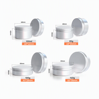 Boîte en aluminium ronde de qualité alimentaire avec logo personnalisé pour biscuits, noix, bonbons, confiseries, coffret cadeau, solution d'emballage tout-en-un