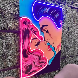 Personalizzabile stampa UV LED segno Logo personalizzato pubblicità al Neon segno di Business No MOQ Dropshipping produzione di insegna al Neon personalizzata - Product Image 2