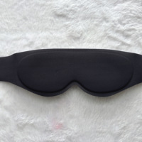 Masque oculaire 3D Heenlong, masque de sommeil lesté doux avec des perles de verre pour soulager le stress, avec mousse à mémoire de forme, couleur rose