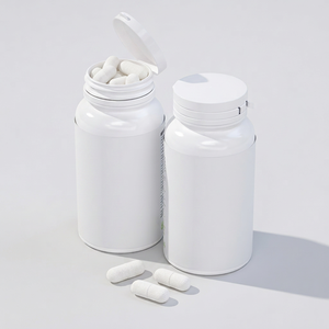 Custom Medical PET Plastic Capsule Container 120ml 150ml 180ml 250ml Empty Vitamin Supplement Pill <b>Bottle</b> - Product Image 1